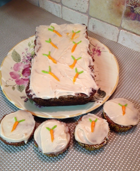 Gluten free Tropical Carrot Cake - Dessert Bread and Cupcakes