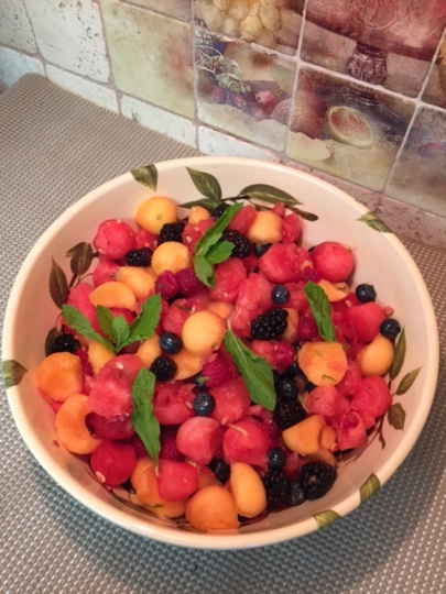 Melon Berry Fruit Salad