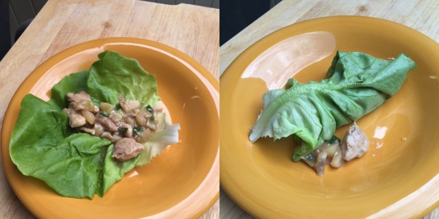 plated - Coconut Chicken Lettuce Wraps