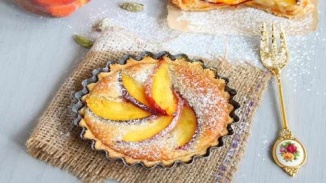 Peach and Cardamom Tart - Food Network uk